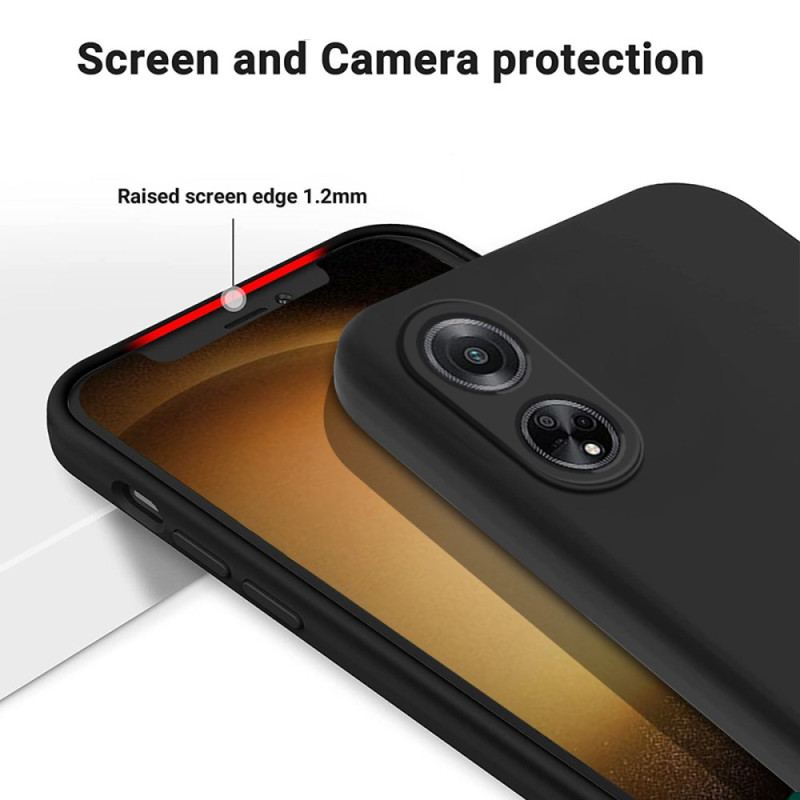 Coque Oppo A98 5G Silicone Liquide à Lanière