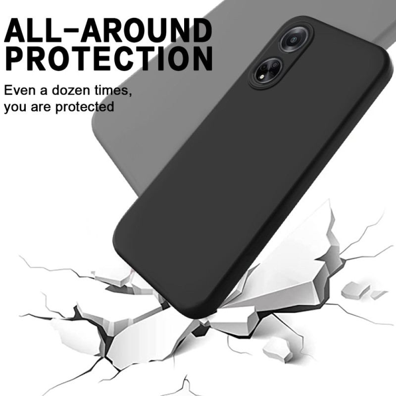 Coque Oppo A98 5G Silicone Liquide à Lanière