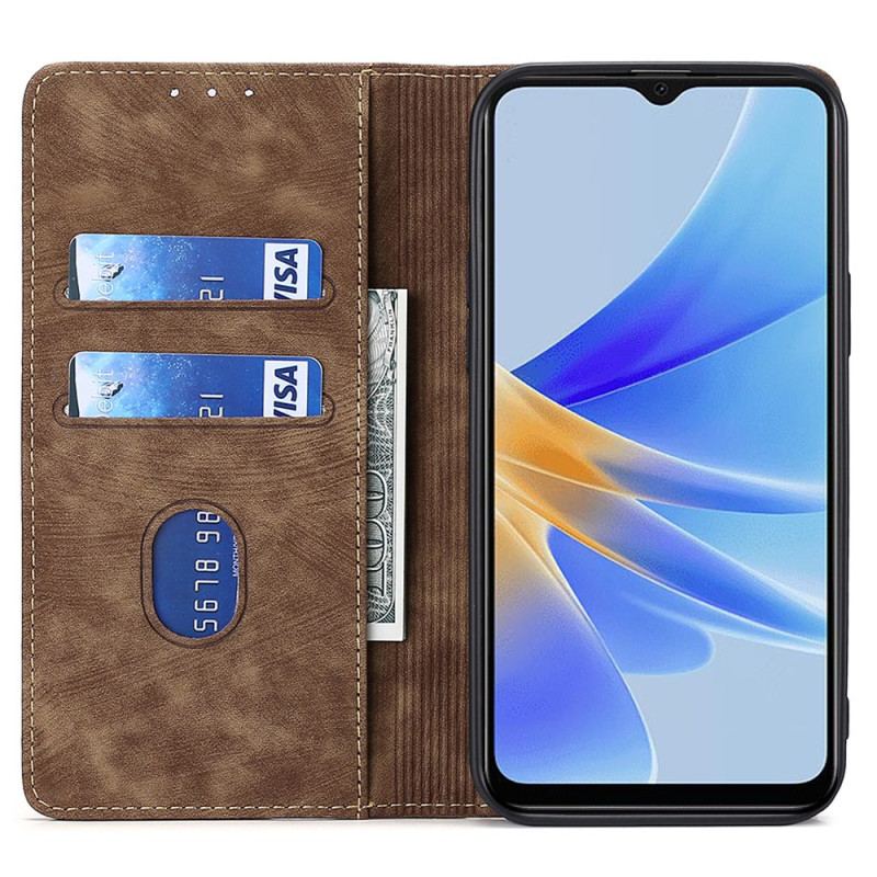 Flip Cover Oppo A98 5G Portefeuille Bloquant RFID