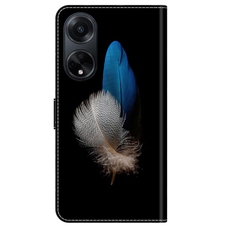 Housse Oppo A98 5G Deux Plumes