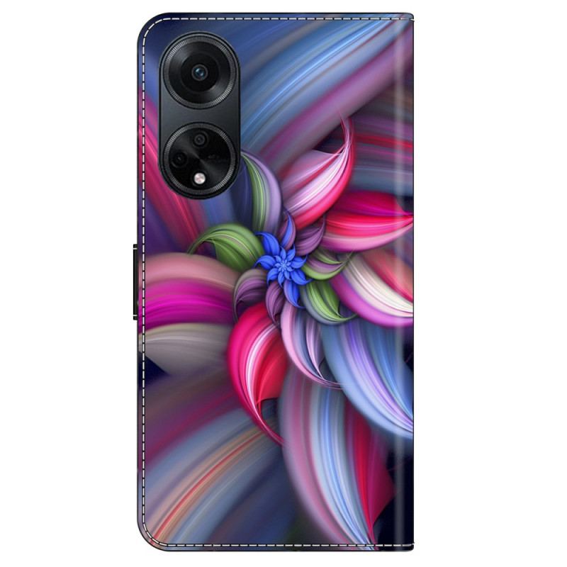 Housse Oppo A98 5G Fleurs Colorées