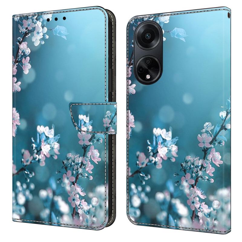 Housse Oppo A98 5G Fleurs de Prunier