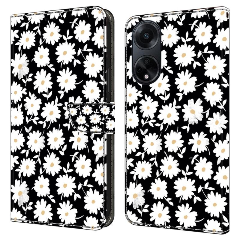 Housse Oppo A98 5G Marguerites