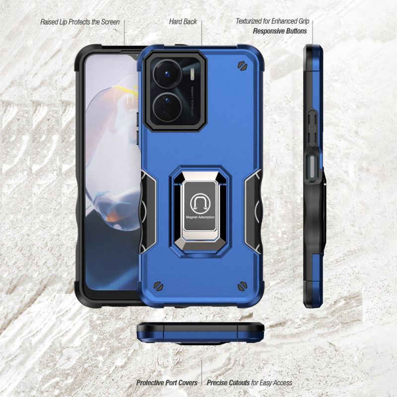 Coque Vivo Y16 Anneau-Support