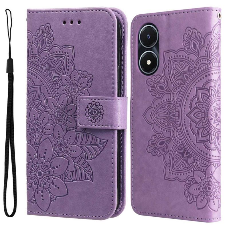 Housse Vivo Y16 Mandala à Lanière