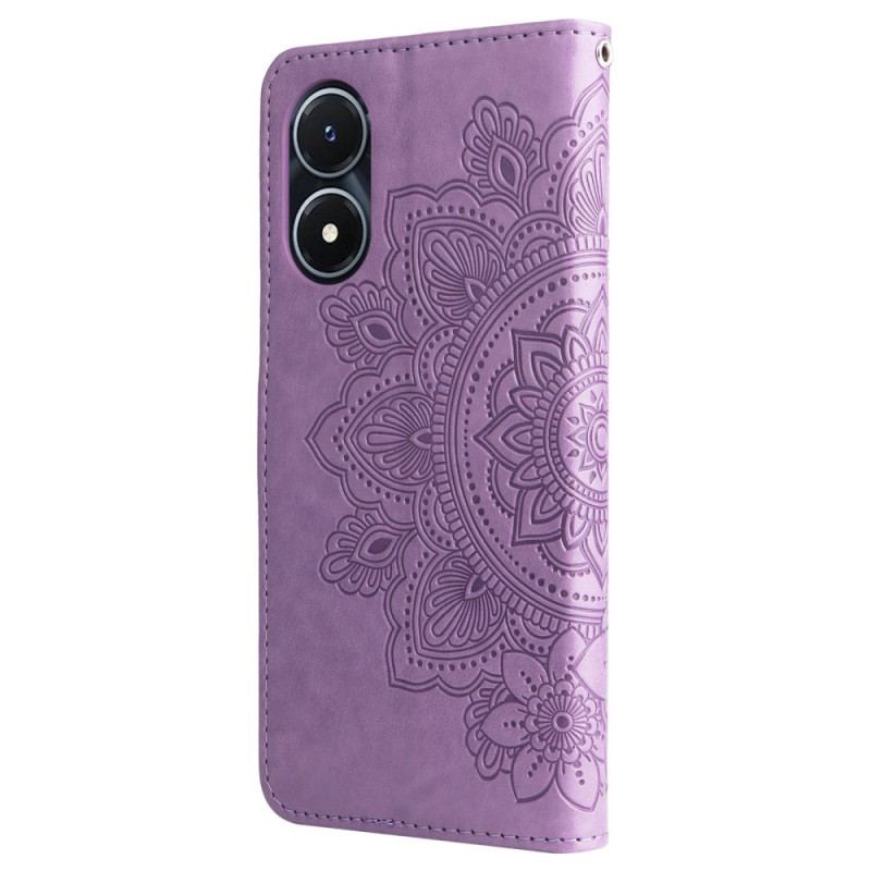 Housse Vivo Y16 Mandala à Lanière