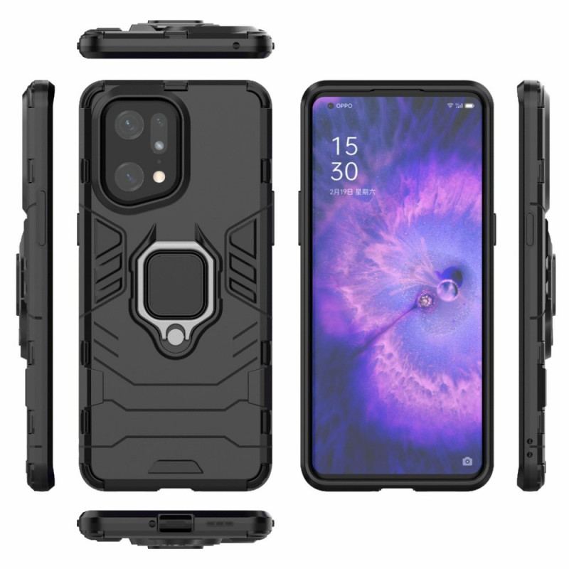 Coque Oppo Find X5 Pro Ring Résistante