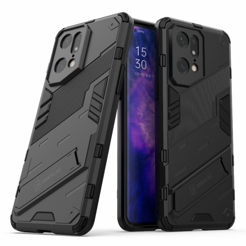 Coque Oppo Find X5 Pro Support Amovible Deux Positions Mains Libres