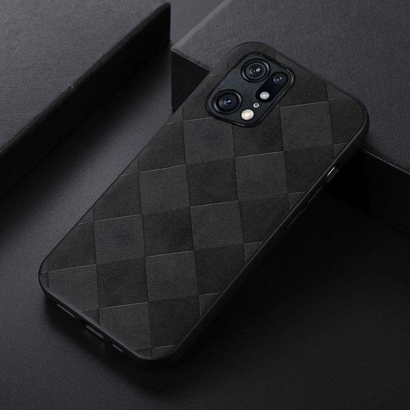 Coque Oppo Find X5 Pro Texture Tissée