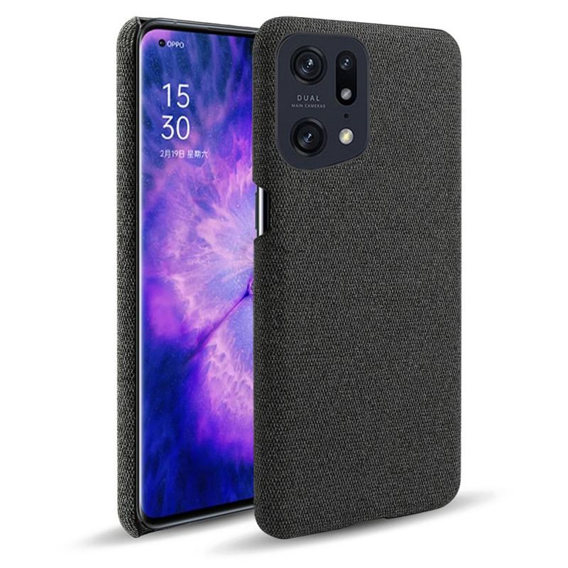 Coque Oppo Find X5 Pro Tissu