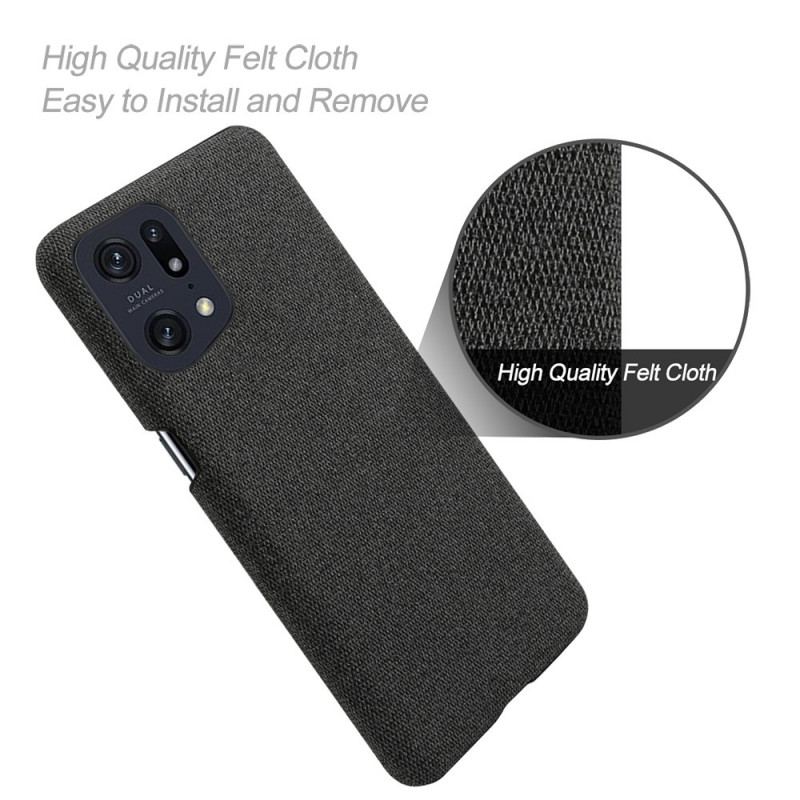 Coque Oppo Find X5 Pro Tissu