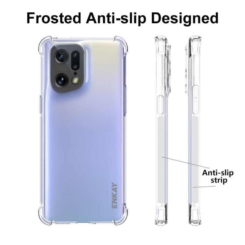 Coque Oppo Find X5 Pro Transparente ENKAY