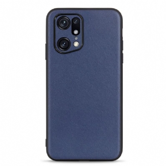 Coque Oppo Find X5 Pro Véritable Cuir