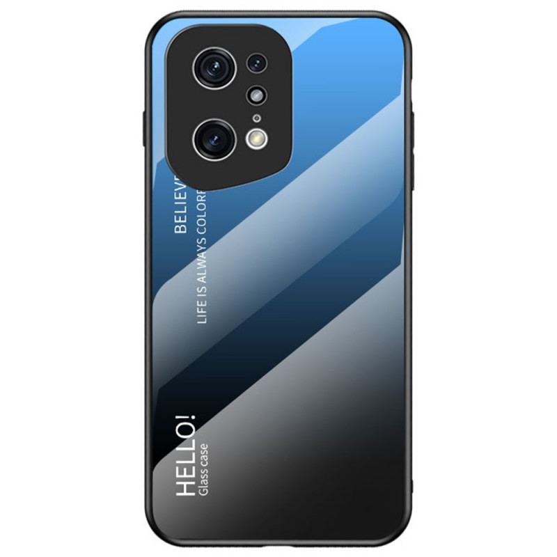 Coque Oppo Find X5 Pro Verre Trempé Hello