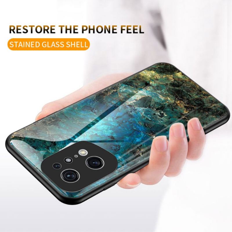 Coque Oppo Find X5 Pro Verre Trempé Marble Colors