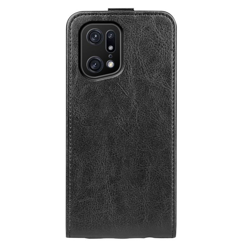 Housse Oppo Find X5 Pro Rabat Vertical