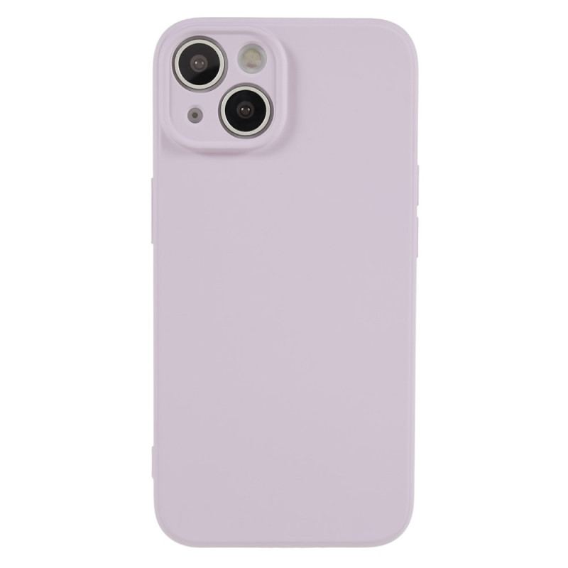 Coque iPhone 15 Silicone et Microfibre