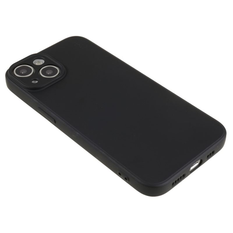 Coque iPhone 15 Silicone et Microfibre