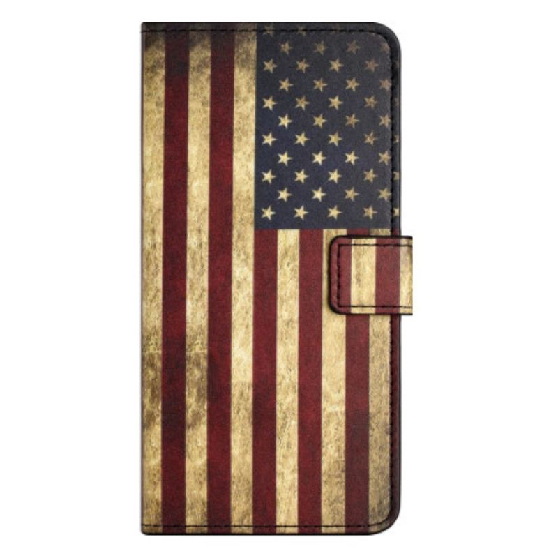 Housse iPhone 15 Drapeau USA Vintage