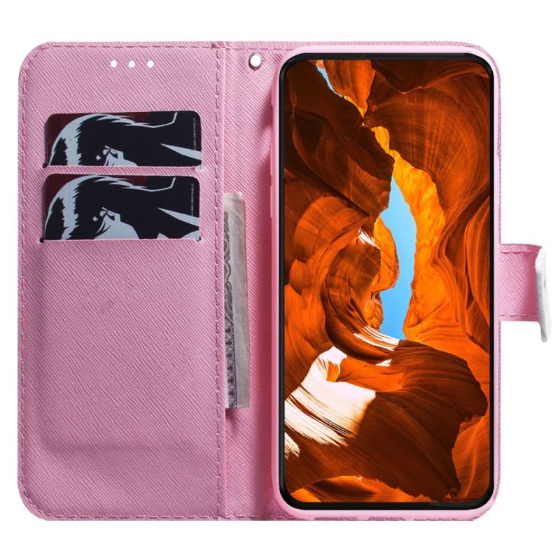 Housse iPhone 15 Fleur Vieux Rose