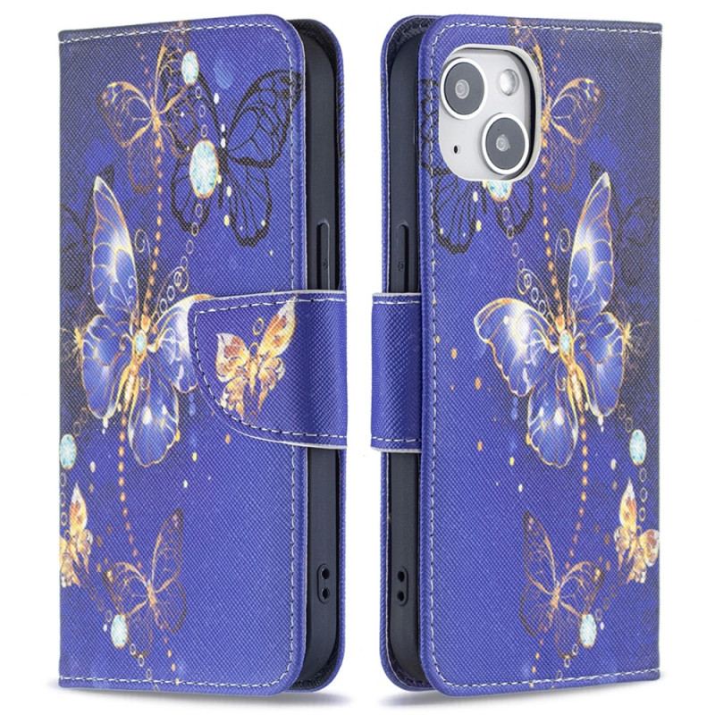 Housse iPhone 15 Papillons de Nuit