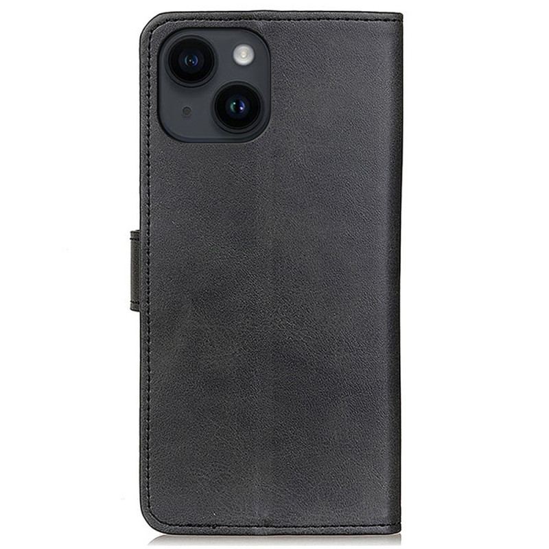 Housse iPhone 15 Simili Cuir Mat