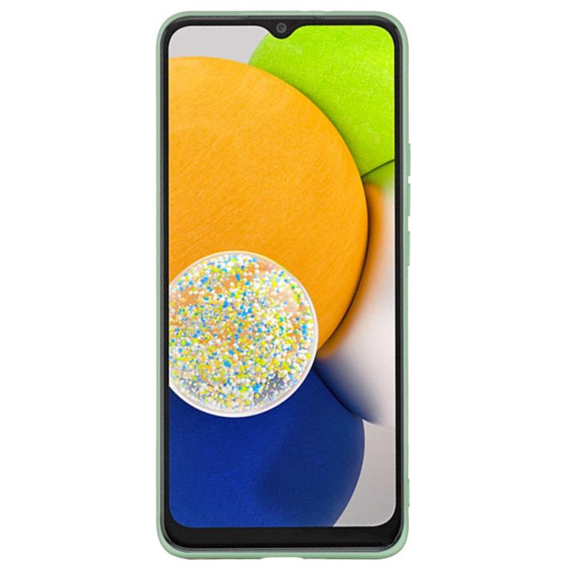 Coque Samsung Galaxy A03 Silicone Liquide Avec Lanière