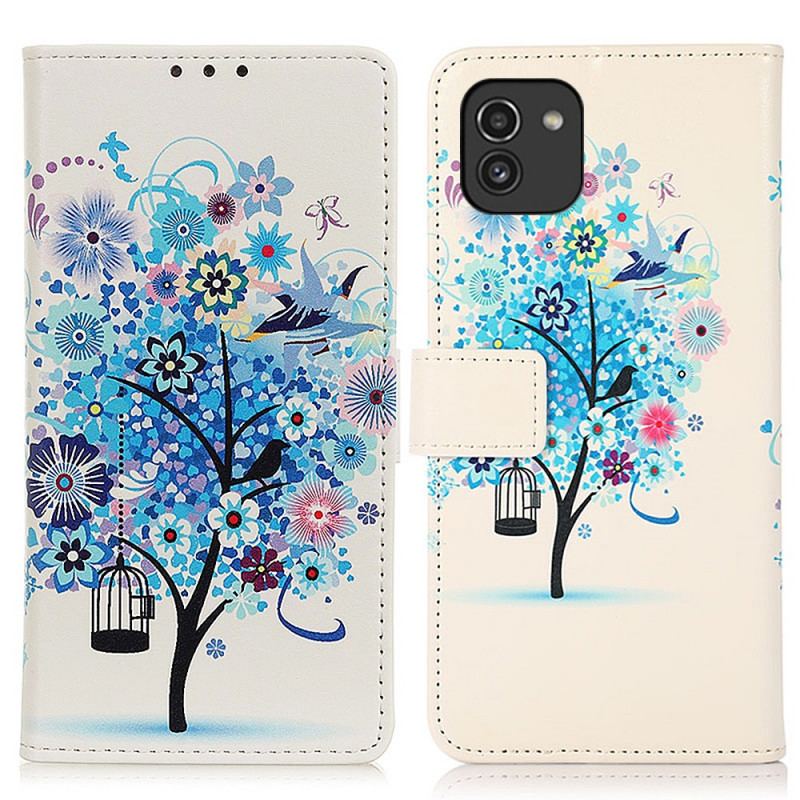 Housse Samsung Galaxy A03 Arbre Fleuri