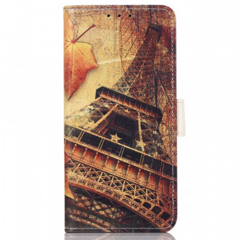 Housse Samsung Galaxy A03 Tour Eiffel En Automne