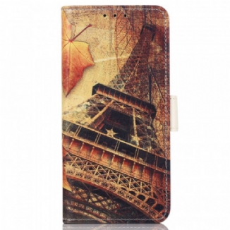 Housse Samsung Galaxy A03 Tour Eiffel En Automne