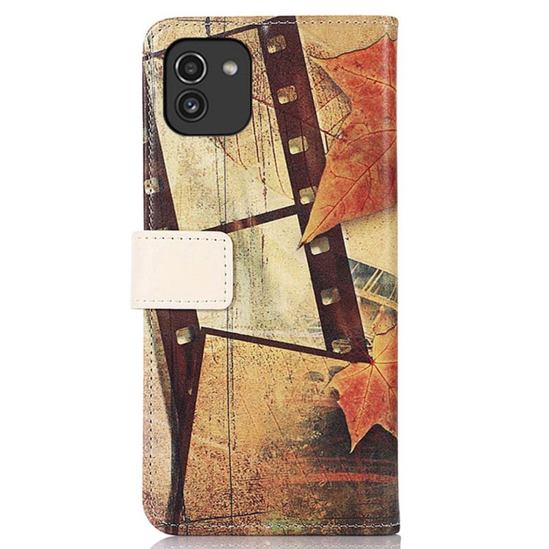 Housse Samsung Galaxy A03 Tour Eiffel En Automne