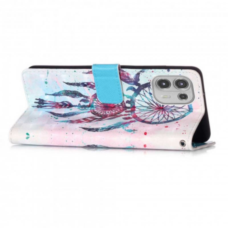 Housse Motorola Edge 20 Lite Attrape Rêves Aquarelle