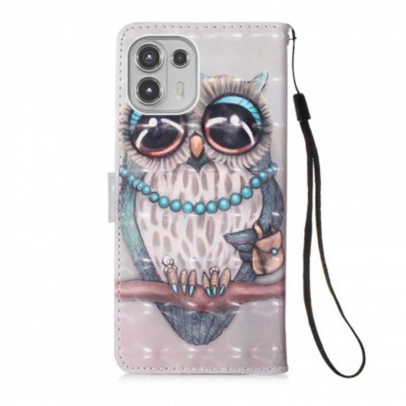 Housse Motorola Edge 20 Lite Miss Hibou