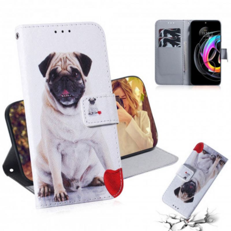 Housse Motorola Edge 20 Lite Pug Dog