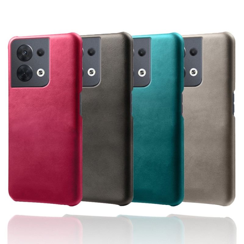 Coque Oppo Reno 8 Effet Cuir