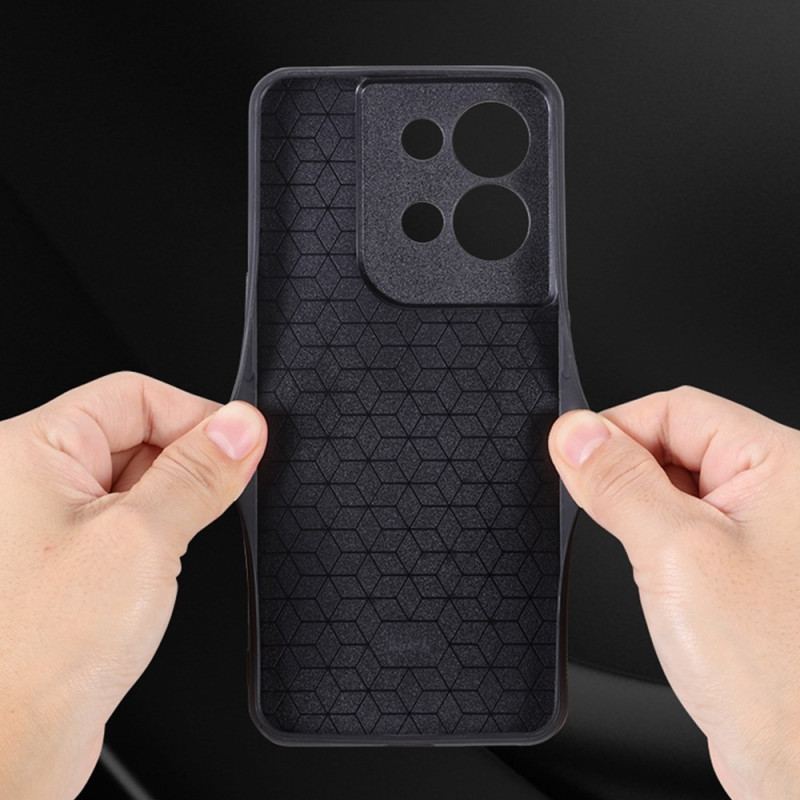 Coque Oppo Reno 8 Effet Cuir AZNS