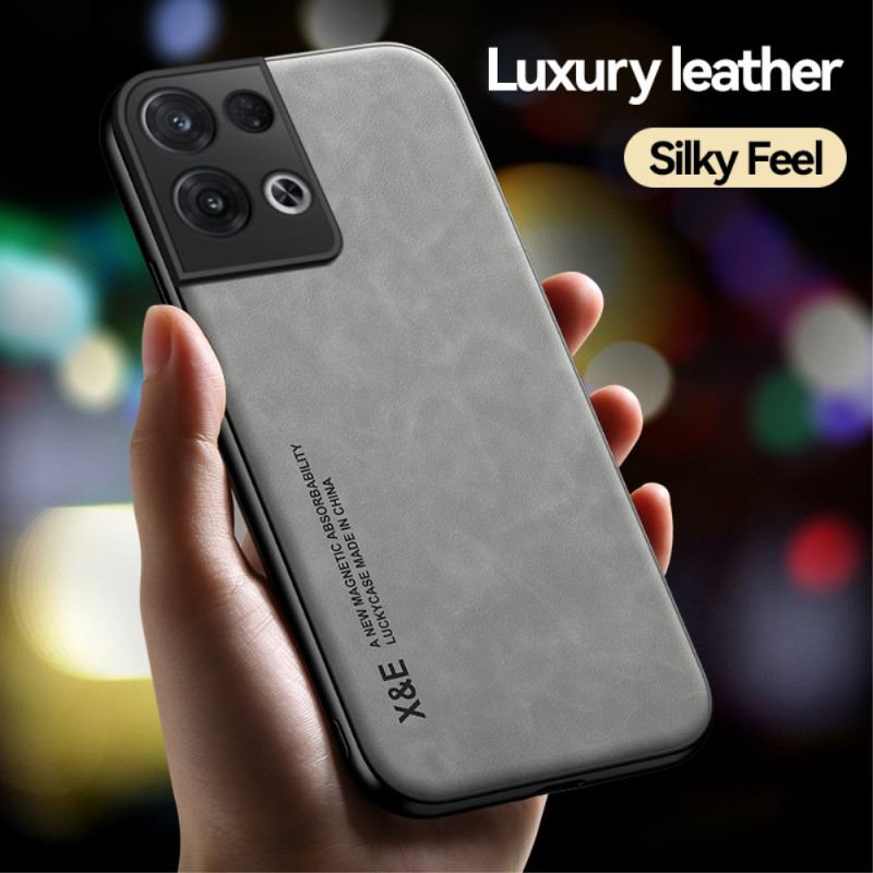 Coque Oppo Reno 8 Effet Cuir X&E