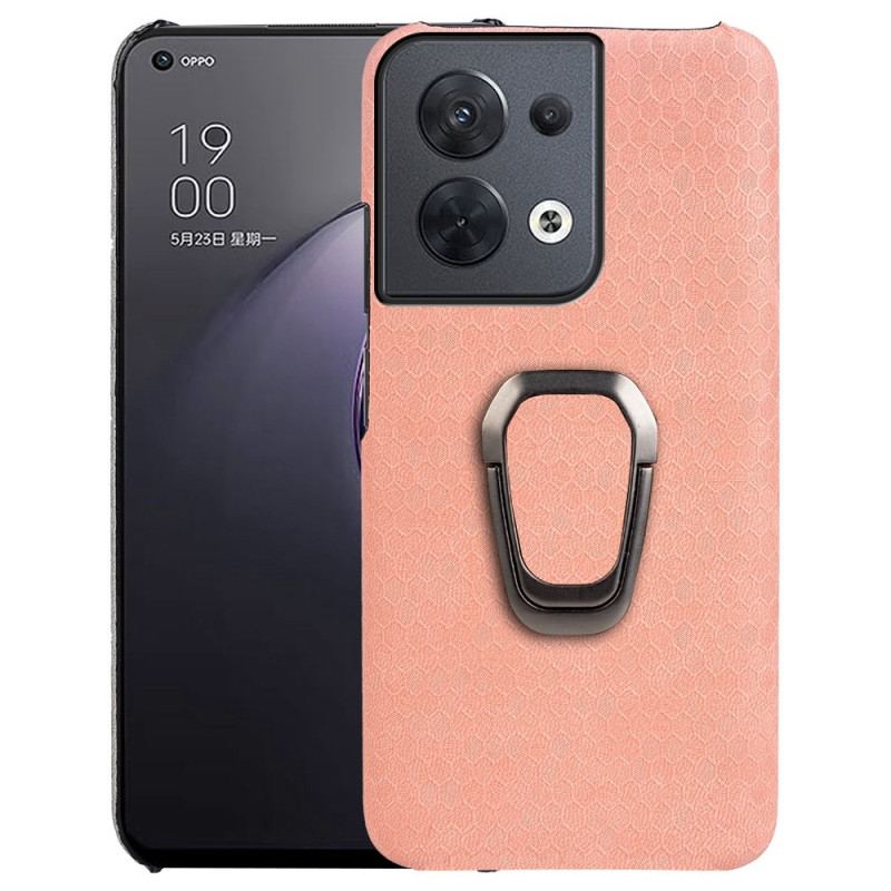 Coque Oppo Reno 8 Nid d'Abeille avec Anneau-Support