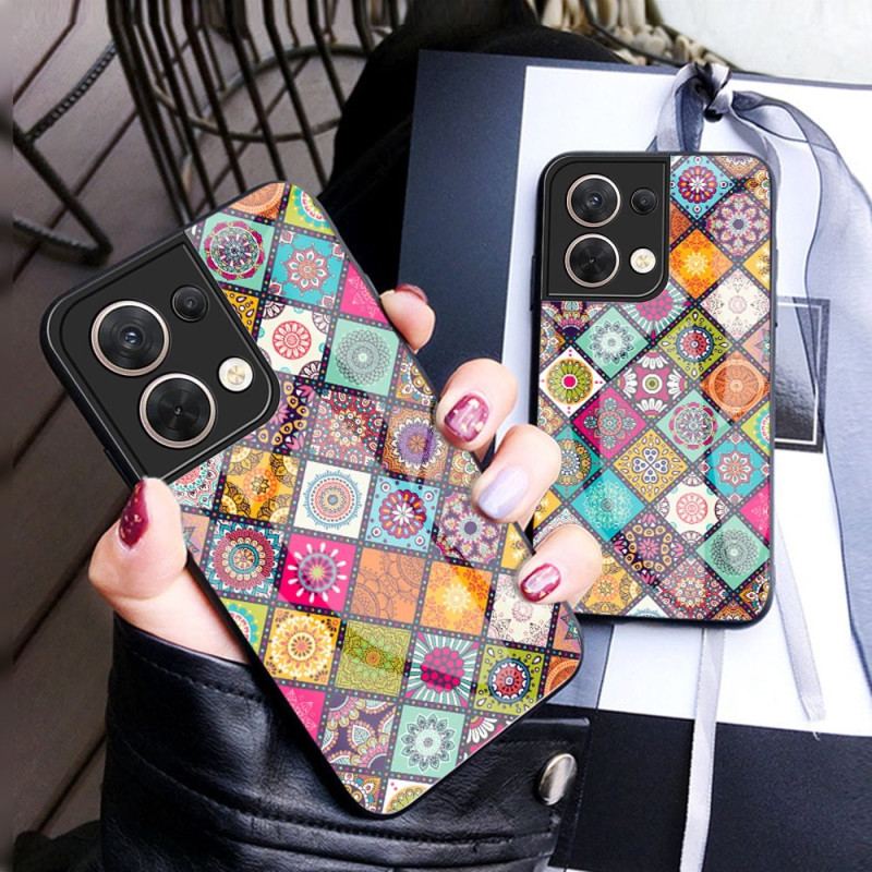 Coque Oppo Reno 8 Patchwork