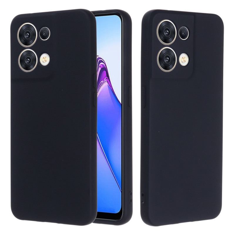 Coque Oppo Reno 8 Silicone Liquide à Lanière