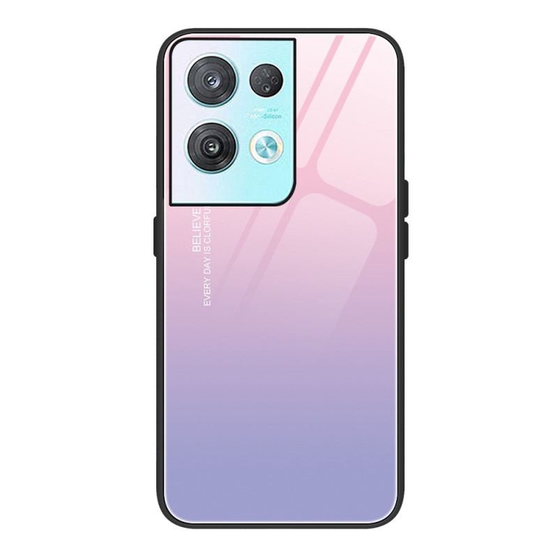 Coque Oppo Reno 8 Verre Trempé Gradient