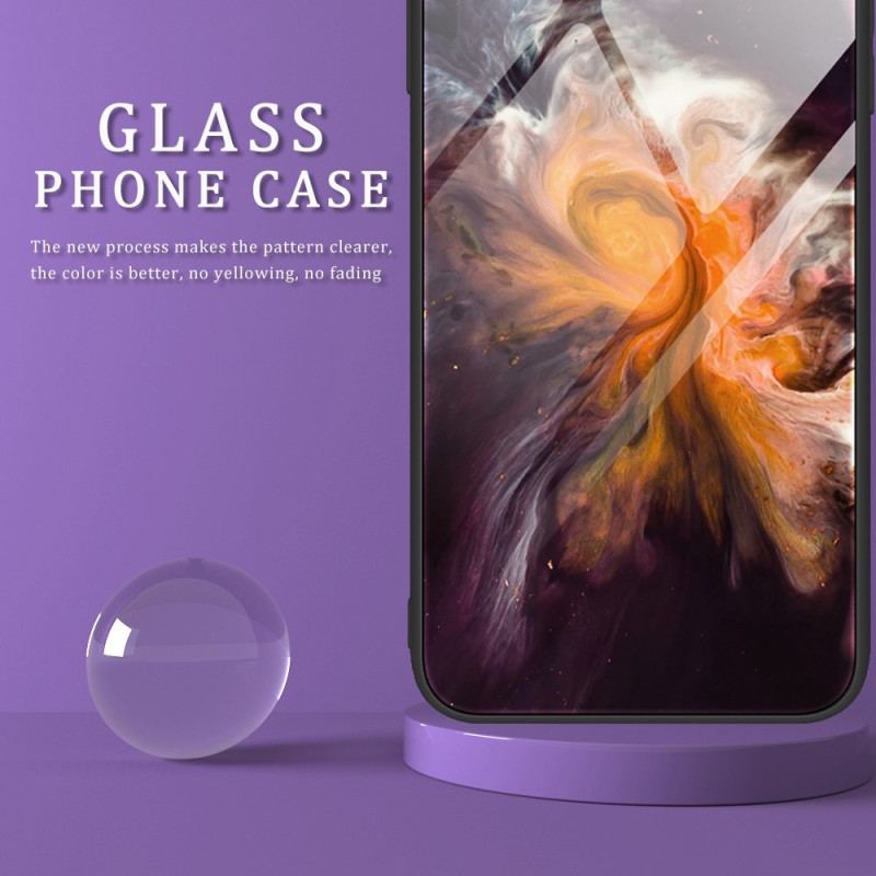 Coque Oppo Reno 8 Verre Trempé Marble Colors