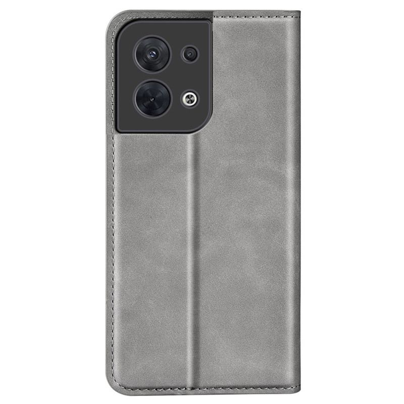 Flip Cover Oppo Reno 8 Design Classique