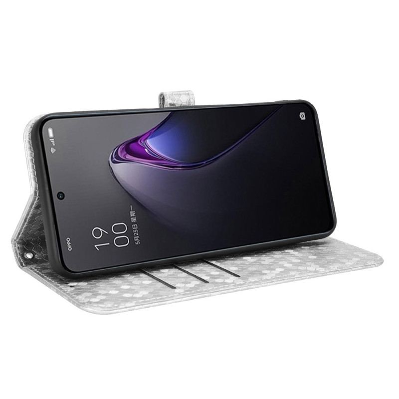 Housse Oppo Reno 8 Design 3D à Lanière