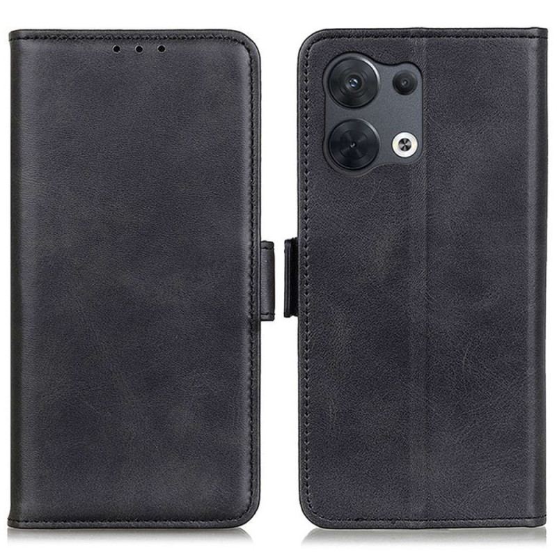 Housse Oppo Reno 8 Double Fermoir