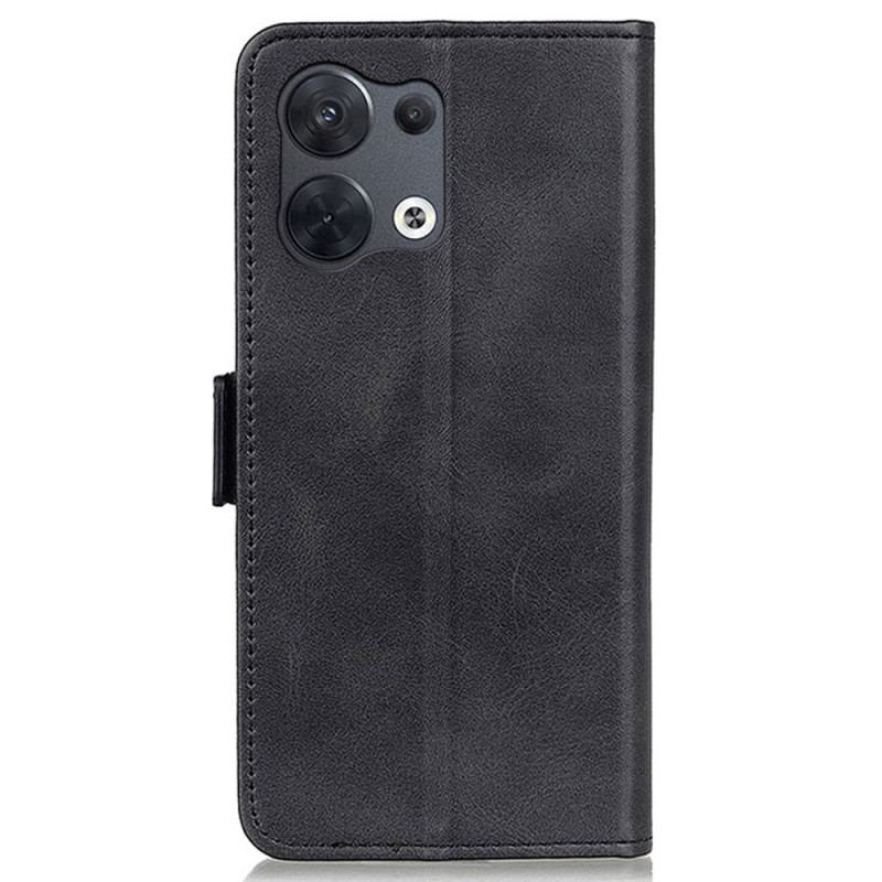 Housse Oppo Reno 8 Double Fermoir