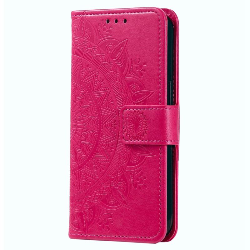 Housse Oppo Reno 8 Mandala Soleil à Lanière