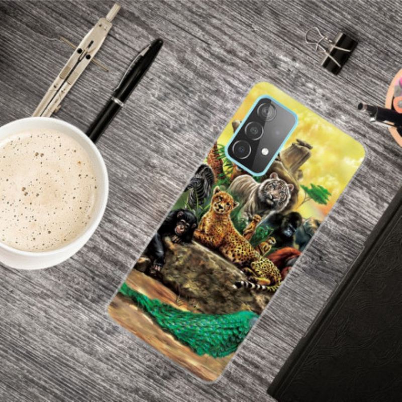 Coque Samsung Galaxy A32 4G Animaux Safari