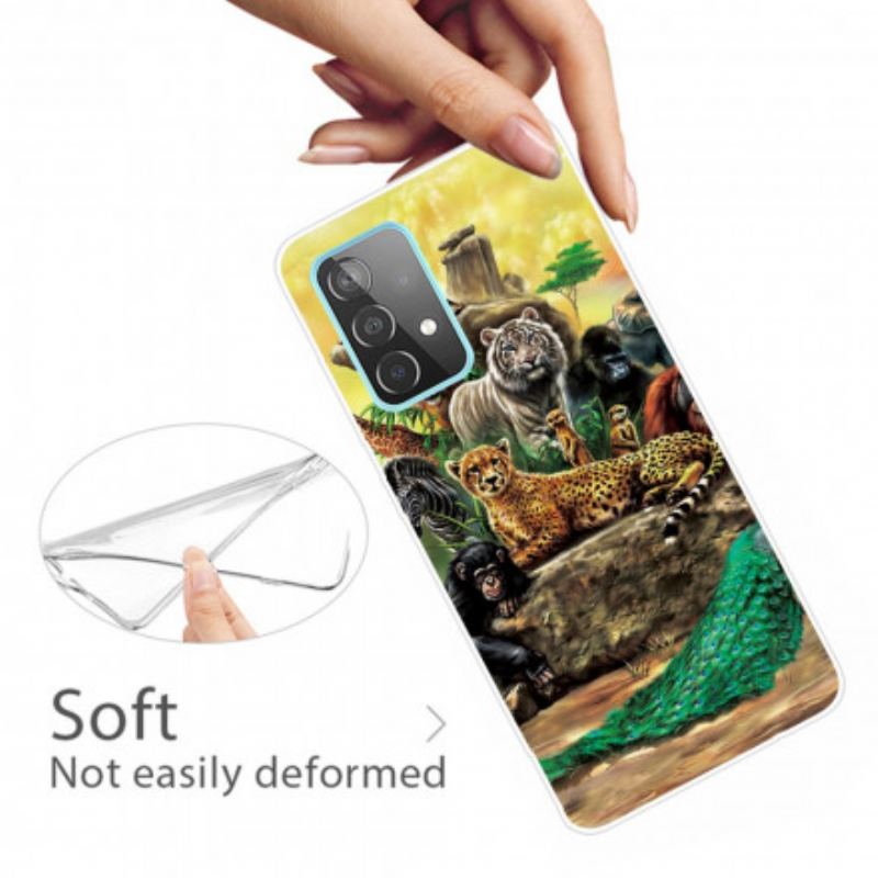 Coque Samsung Galaxy A32 4G Animaux Safari