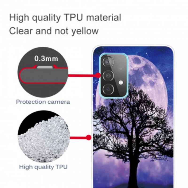 Coque Samsung Galaxy A32 4G Arbre et Lune